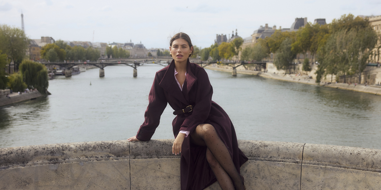 Girl on bridge